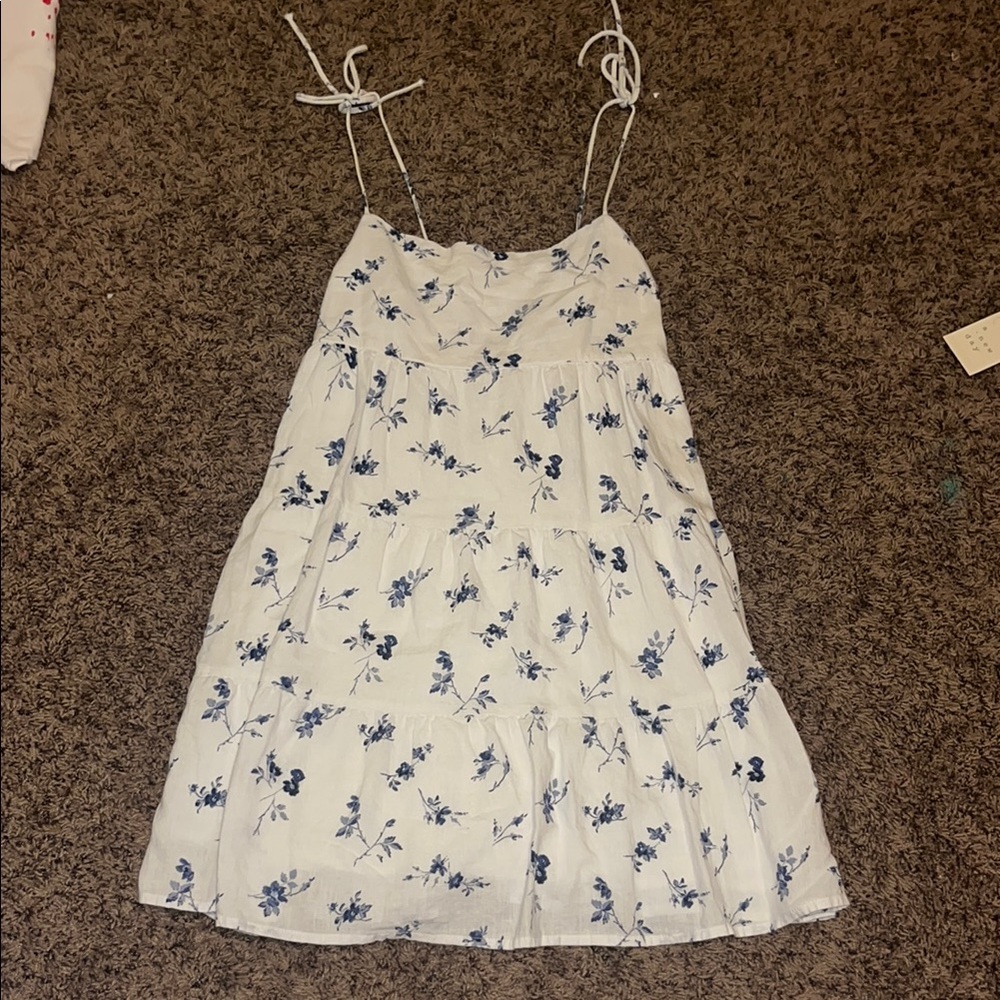 Floral Spaghetti Strap Dress